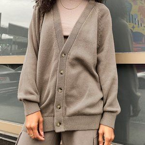 ARITZIA Tna Barry Mauve Oversized Cardigan